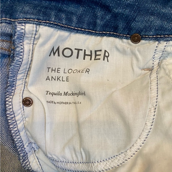 MOTHER denim High Waisted Looker Ankle Jeans NWOT - Picture 7 of 10